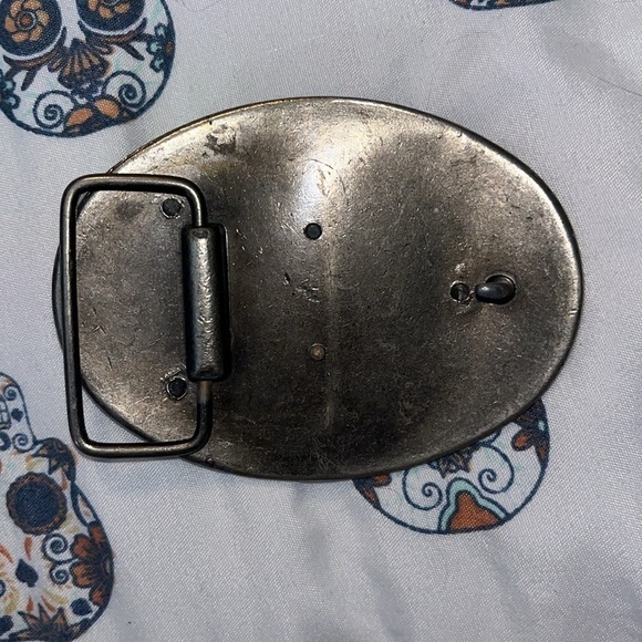 VINTAGE TEXAS STEER BELT BUCKLE / TEXAS LONGHORN STEER BELT BUCKLE - Picture 2 of 2